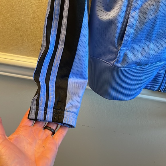 Blue adidas zip up jacket - Picture 6 of 7